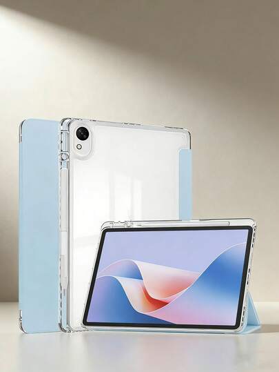 Ốp lưng máy tính bảng 2026 cho Honor Pad X8b, Honor Pad X8A có khe cắm bút, vỏ mềm TPU, thiết kế tối giản/màu hồng/ốp bảo vệ máy tính bảng có thể gập lại, phù hợp với thế hệ thứ 11, A16, thế hệ thứ 10, Air 11 (M2), Air 11 (M3), 10.2" thế hệ thứ 8/9, Pad2 11"/ Pad SE 11 inch