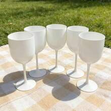 Ly sứ trắng 480ml, làm từ chất liệu chống vỡ và chịu áp lực. Ly sâm panh thích hợp cho đám cưới/tiệc tùng/dã ngoại, quà tặng ngày Valentine. - A - Xem 2