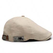 1pc Street Fashion Reversible Duck Bill Beret Cap, Versatile Hip Hop Visor Hat For Men, Suitable For Summer & Autumn,Beach,Holiday,Festival,Travel - A - View 17