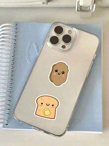 Cute Food Stickers, Water Bottle Stickers For Kids, Vinyl Stickers For Laptop, Skateboard, Summer Stickers For Kids Teens Girls, Classroom Prizes Stickers For Kids Students - 60個可愛食物 - 查看 4