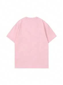 SHEIN | Care Bears Áo thun nữ tay ngắn mùa hè in hình hoạt hình ba chú gấu cổ điển, kết hợp giữa phong cách ngọt ngào, thư giãn và thẩm mỹ retro Mỹ, rất tiện dụng cho việc đi lại hàng ngày, phù hợp cho các buổi đi chơi của các cô gái, dã ngoại mùa hè, cuộc sống sinh viên, check-in mua sắm, chợ theo chủ đề, kỳ nghỉ ngắn ngày, nghỉ lễ và nhiều hơn nữa. Một chiếc áo tay ngắn giúp tạo nên những bộ trang phục giúp bạn trẻ trung hơn. - Hồng - Xem 4