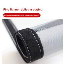 纱窗网自粘边钩环加密窗纱防蚊纱帘家用自安装 - 黑色 - 查看 7