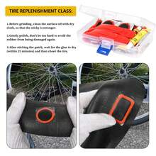 Set di attrezzi per la riparazione degli pneumatici di bicicletta di alta qualità: toppe vulcanizzate durevoli e lame di smerigliatura in sabbia dorata, adatto per la riparazione rapida delle forature di tutte le biciclette, motociclette, mountain bike e bici da strada, kit di riparazione degli pneumatici per motociclette, set di attrezzi portatile, toppe facili da usare, costruzione robusta, toppe di alta qualità, attrezzi per la manutenzione, kit di riparazione delle forature, motociclisti, ciclisti - Kit di riparazione - Visualizzare 5