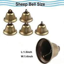 1 chiếc vòng cổ nylon điều chỉnh được kèm chuông cho dê, bộ vòng cổ đồng cho bò/ngựa/cừu dùng để chăn thả, vòng cổ chống lạc cho thú cưng. - Nhiều màu - Xem 7