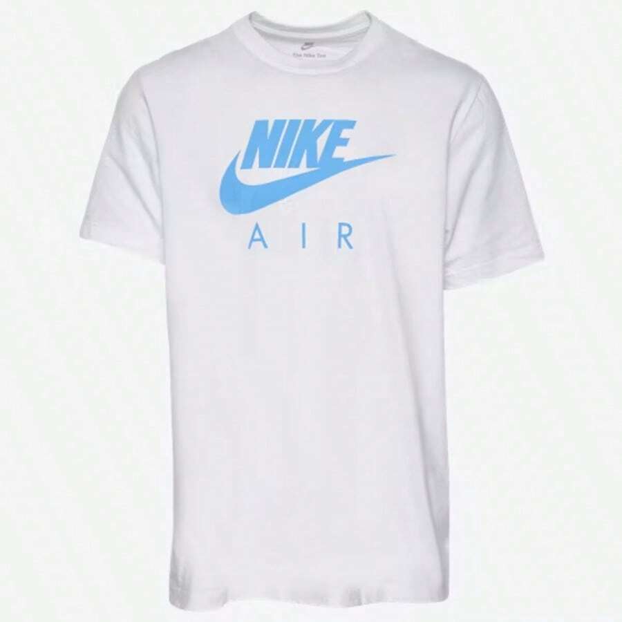 Nike Air Reflective T-Shirt Men's White Carolina 642388-167 - Putih dan biru - View 1