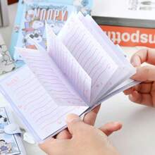 Bộ 1/2/4 cuốn sổ tay lớn hình chú cún Snoopy hoạt hình, kèm bút bi, sổ kẻ dòng màu trắng, nhật ký, sổ tay dễ thương cho bé gái, sổ ghi chép, văn phòng phẩm cho học sinh. - Nhiều màu - Xem 5