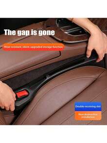 Bộ 2 miếng đệm khe hở ghế xe hơi đa năng, giúp lấp đầy khoảng trống giữa ghế và bảng điều khiển để ngăn đồ vật rơi ra ngoài. - Nhiều màu - Xem 6
