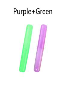 1/2/4 Portacepillo de dientes portátil para viaje, estuche para cepillo de dientes, caja de almacenamiento de cepillo de dientes a prueba de polvo y transpirable, funda protectora de fieltro con acabado mate y color caramelo para la cabeza del cepillo de dientes, caja de almacenamiento para herramientas dentales, adecuado para uso diario en el hogar, viajes al aire libre, negocios, campamentos, vuelta al cole, accesorios de viaje de verano, disponible en varios colores, organizador de artículos de cuidado personal, accesorios de baño - Multicolor - Ver 10