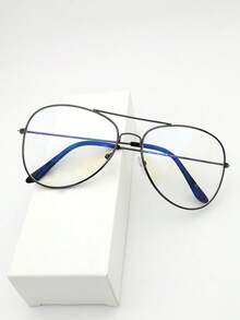 一副经典金属男士眼镜，适合日常通勤或学习休闲佩戴 - 經典款 - 查看 1