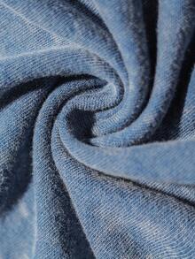 (Authorized By Disney) Leopard Bow Minnie Printed T-Shirt, Minnie+MINNIE MOUSE Leopard Print Slogan, Minnie Leopard Print Short Sleeve, Women's Round Neck Short Sleeve Shirt, Casual Retro Women's Blouse, The Fabric Is Soft, Comfortable And Breathable, Suitable For Daily Wear, Shopping, Travel, Parties And Home Use. It Is Also Suitable As A Beautiful Gift. Every Woman Should Have One. - 藍色 - 查看 5