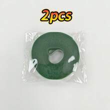 2pcs Green Plant Ties, Specially Designed For Fixing Climbing Plants, Cables And Bundling Items. Reusable Plant Fixing Straps - A - View 9