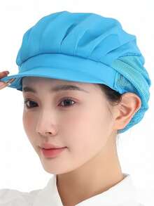 1 chiếc mũ đầu bếp, mũ nấu ăn, mũ phục vụ thực phẩm, lưới che tóc. - Nhiều màu - Xem 11