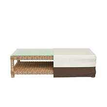 Wentu Store   Basics Outdoor Patio Coffee Table Cover Beige/Tan 48"x28"  179595 - Beis - Ver 5