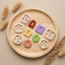 Minimalist Geometric Buckle Clay Cutter Set, Polymer Clay Cutters, DIY Craft Tool For Buckle Clay Jewelry Making - White - View 4