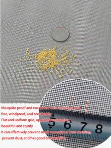 High Quality Anti-Mosquito Window Screen Mesh, Suitable For Doors And Windows, Ventilating And Transparent, Effectively Blocks Mosquitoes, Flies And Other Insects - Black Border and Black Mesh - View 8