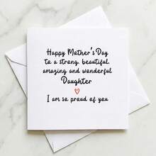 Fun Mother's Day Cards, Mother's Day Card For Daughter, Daughter Mothers Day Card From Mum Dad Or Parents - Multicolor - View 4