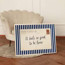 1幅带框帆布墙画，复古明信片海报：家真棒！时尚卧室公寓装饰，励志大学风格墙画，励志语录，公寓装饰，大学风格海报，时尚家居装饰，房间装饰，宿舍装饰，卧室装饰，客厅装饰，浴室装饰，厨房装饰，节日礼物，情人节装饰，母亲节装饰，婚礼装饰，乔迁礼物，生日礼物 - 彩色 - 查看 8