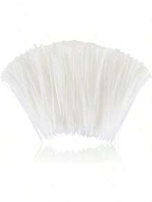 12 Inch Zip Cable Ties (1000 Pack), Self-Locking Premium Nylon Cable Wire Ties,Heavy Duty White, For Indoor And Outdoor By - Conventional - View 1