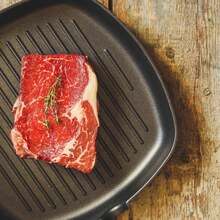 OneBag Non Stick Cast Iron Griddle Frying Pan Grill Non-Stick Skillet Cooking Fry Square Steak - View 8