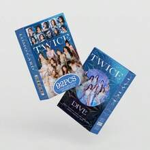 92件/盒 TWICE 新专辑《DIVE》（60张LOMO卡+32张贴纸），K-POP粉丝周边，SKZ限量版粉丝商品，收藏照片卡，贴纸，节日礼物 - 彩色 - 查看 5