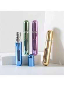 Bộ 10 chai xịt nước hoa mini 5ml có thể tái sử dụng, bình xịt nước hoa du lịch, nhiều màu sắc để lựa chọn, bộ 1/3/4/5 chai, hộp đựng nhỏ đựng nước hoa, túi đựng du lịch, thích hợp cho bãi biển, kỳ nghỉ hè, tựu trường và các dịp khác. - Nhiều màu - Xem 8