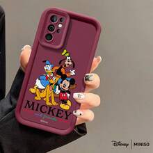 Ốp điện thoại MINISO Disney Mickey và những người bạn bằng nhựa TPU, thiết kế hoạt hình cổ điển, tương thích với Samsung S26 Ultra/S26 Edge/S26 Plus/S26/S25 Ultra/S25 Plus/S25/S25FE/S25Edge/S24Ultra/S24Plus/S24/S24FE/S23FE/S23Ultra/S23Plus/S23/S22Ultra/S22Plus/S22/S21Ultra/S21Plus/S21/A15/A16/A17/A23/A24/A25/A26/A33/A34/A35/A36/A52/A53/A54/A55/A56/A71/A72/A73, quà Giáng sinh cho bạn gái. - Hồng - Xem 4