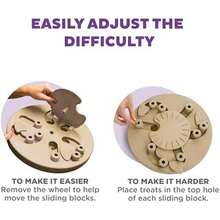 Outward Hound By Nina Ottosson MultiPuzzle – Interactive Dog Treat Puzzle Enrichment Toy, Level 4 Expert - Đen - Xem 4