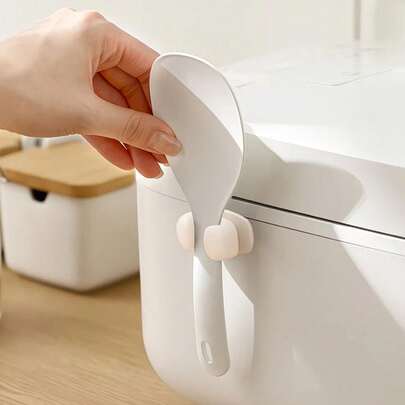 Bộ 2 móc treo đồ gắn tường hiện đại, thích hợp để treo thìa, tai nghe, dây cáp và chìa khóa - Dễ lắp đặt, chất liệu silicon, co giãn, đa chức năng, dùng để sắp xếp đồ dùng nhà bếp và văn phòng.