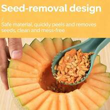 Bộ dụng cụ tạo viên trái cây đa năng, nhiều công dụng, tay cầm thoải mái, dễ vệ sinh, tiện lợi và dễ sử dụng. - Màu xanh Bạc hà - Xem 6