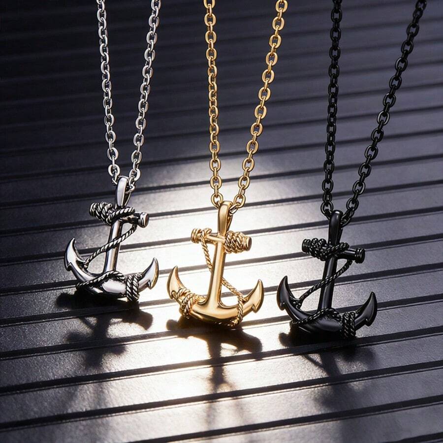 JOJELOO Fashionable Titanium Steel Cross Pendant Necklace, European And American Accessories For Men - Necklace - View 1