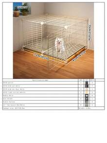 Lồng chó nhỏ, thích hợp cho chó Pomeranian, Teddy, Bichon Frise, nhà ấm áp cho thú cưng với hộp vệ sinh có thể tháo rời, phù hợp cho chó cỡ trung và chó con vào mùa thu/đông. - Nhiều màu - Xem 21