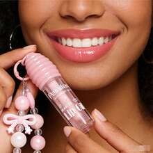 唇油水果蜂蜜润唇膏透明款，带挂链，滋润唇部护理，适合日常使用，提升自然光泽 - 無 - 查看 3