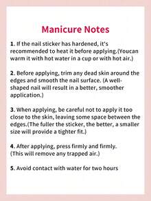 24片中号杏仁形美甲贴纸，红粉波点设计，复古风格，亮面全覆盖，适合女性和女孩日常佩戴美甲用品 - 彩色 - 查看 6