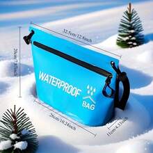 1pc Waterproof Dry Bag, Durable For Swimming, Rafting, Kayaking, Travel, Zipper Handbag, 1.32 Gallon River Trekking Floating Boating Swimming Bag, Outdoor Sports - Multicolor - View 4