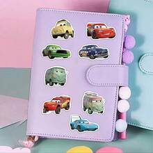 Disney 50 Pcs Car Series Stickers, Cartoon Sticker Decorations, Car Decoration Stickers, Party Small Gifts, Luggage Compartment Decoration Stickers, Skateboard Decoration Stickers, Laptop Decoration Stickers, Helmet Decoration Stickers, Notebook Decoration Stickers, Office Supplies, Birthday Gifts, Friend Gifts, Party Gifts, Festival Gifts. Applicable To Cars, Notebooks, Water Bottles, Laptops, Luggage Compartments, Scrapbooks, Etc. (Random Shipment) - Single Piece - View 4