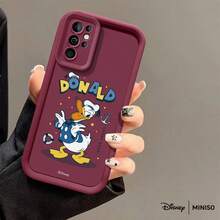 名创优品迪士尼唐老鸭“DONALD”锚图案TPU手机壳，航海风，兼容三星S26 Ultra/S26 Edge/S26 Plus/S26/S25 Ultra/S25 Plus/S25/S25FE/S25Edge/S24 Ultra/S24 Plus/S24/S24FE/S23FE/S23 Ultra/S23 Plus/S23/S22 Ultra/S22 Plus/S22/S21 Ultra/S21 Plus/S21/A15/A16/A17/A23/A24/A25/A26/A33/A34/A35/A36/A52/A53/A54/A55/A56/A71/A72/A73，圣诞礼物送给女朋友 - 白色 - 查看 3