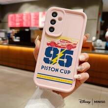 Ốp điện thoại MINISO Disney Cars Lightning McQueen 95 Piston Cup TPU, phù hợp với Samsung S26 Ultra/S26 Edge/S26 Plus/S26/S25 Ultra/S25 Plus/S25/S25FE/S25Edge/S24Ultra/S24Plus/S24/S24FE/S23FE/S23Ultra/S23Plus/S23/S22Ultra/S22Plus/S22/S21Ultra/S21Plus/S21/A15/A16/A17/A23/A24/A25/A26/A33/A34/A35/A36/A52/A53/A54/A55/A56/A71/A72/A73, quà tặng Giáng sinh - trắng - Xem 4