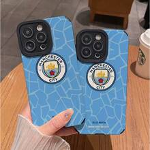 [Expediere în 24h din DE-ES] Apple 17 21 22 23 24 25 26 Galaxy Husă de telefon potrivită pentru iPhone 15Pro 13/12 Fotbal Liga Campionilor Manchester City Icon Husă moale personalizată Apple 15promax Husă de telefon 13pro Stil artistic creativ personalizat 11 - Negru - Vizualizare 3