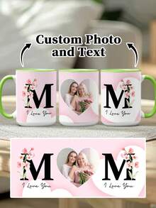 1pc 11oz/15oz Custom Mother's Day Mug, Personalized With Photos And Text, A Unique Gift For Mom - Style 2 - View 13