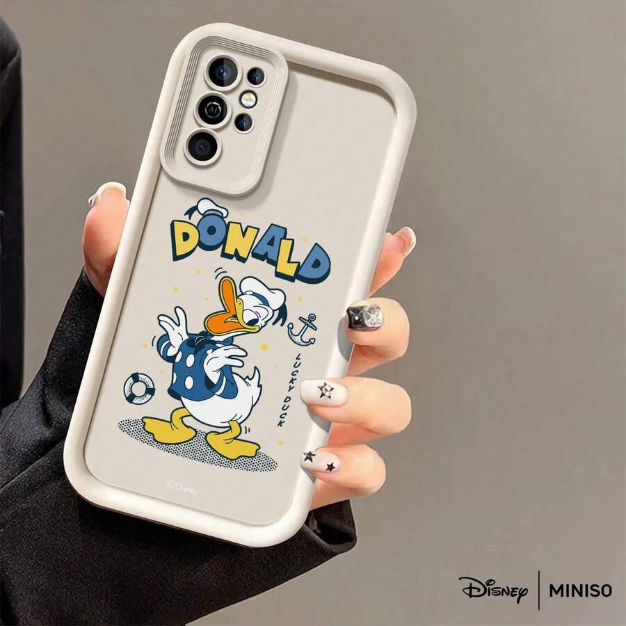名创优品迪士尼唐老鸭“DONALD”锚图案TPU手机壳,航海风,兼容三星S26 Ultra/S26 Edge/S26 Plus/S26/S25 Ultra/S25 Plus/S25/S25FE/S25Edge/S24 Ultra/S24 Plus/S24/S24FE/S23FE/S23 Ultra/S23 Plus/S23/S22 Ultra/S22 Plus/S22/S21 Ultra/S21 Plus/S21/A15/A16/A17/A23/A24/A25/A26/A33/A34/A35/A36/A52/A53/A54/A55/A56/A71/A72/A73,圣诞礼物送给女朋友 - 白色 - 查看 1