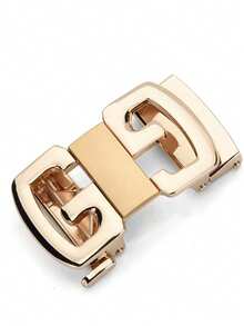 新款男士真皮腰带，商务自动扣，时尚休闲百搭高端腰带 - 彩色 - 查看 8