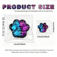 1pc Squishy Cat Paw Toy-Blue-Purple Gradient-Squishy Sensory FidgetToy,Suitable For Squishy Paw With Realistic Paws For Office Desk Fun,Ideal For Easter Egg Basket Fillers And Halloween/Christmas Party Bag Decorations,Packaging Bags Are Random - Multicolor - View 10