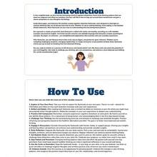 Bộ thẻ nhận diện sai lệch nhận thức, thẻ trị liệu quản lý cảm xúc, giúp giảm lo âu và điều chỉnh suy nghĩ tiêu cực. Tổng cộng 55 thẻ. - Nhiều màu - Xem 9