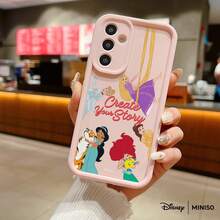 MINISO Disney Prinzessin "Erstelle deine Geschichte" TPU Handyhülle, Mehrfach-Charakter-Collage Design kompatibel mit Samsung S26 Ultra/S26 Edge/S26 Plus/S26/S25 Ultra/S25 Plus/S25/S25FE/S25Edge/S24Ultra/S24Plus/S24/S24FE/S23FE/S23Ultra/S23Plus/S23/S22Ultra/S22Plus/S22/S21Ultra/S21Plus/S21/A15/A16/A17/A23/A24/A25/A26/A33/A34/A35/A36/A52/A53/A54/A55/A56/A71/A72/A73, Weihnachtsgeschenk für Freundin - Pink - Übersicht 6