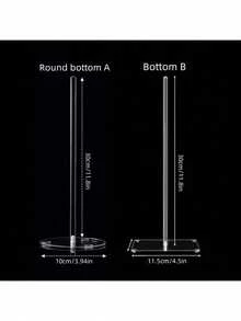 Giá trưng bày bánh donut bằng acrylic - Giá để bánh donut, bánh mì tròn và các món tráng miệng nhiều tầng - Hoàn hảo cho các bữa tiệc, Giáng sinh, sinh nhật và năm mới, giá đựng bánh donut bằng acrylic trong suốt với đế chắc chắn - Giá trưng bày bánh donut xếp chồng được, chịu lực tốt. - Trong sáng - Xem 2