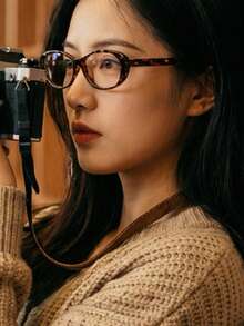 1 Pasang Kacamata Fashion Wanita Model Cat Eye Photochromic, Cocok Untuk Membaca di Dalam Ruangan dan Melindungi Mata di Luar Ruangan - Bermacam-macam - View 7