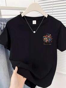 Women T-Shirts - Black - View 1