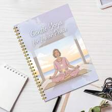 1 Libro de Yoga de Silla Suave + Plan de Orientación para la Curación Emocional, Libro Guía de Entrenamiento de Equilibrio Central, 33 Hojas 66 Páginas de Impresión Doble Cara, Enfocado en Yoga de Silla de Baja Intensidad, Promoviendo la "Calma Interior" y la Relajación Mente-Body, Incluye: Plan de Entrenamiento Diario, Contenido Complementario. Un Regalo Perfecto para Familiares y Amigos en Ocasiones como Pascua, Halloween, Día de la Madre, Navidad. - Planificador de yoga D - Ver 6