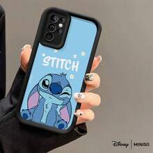名创优品迪士尼史迪奇闪烁蓝色TPU手机壳，“STITCH”字母保护套，适用于三星S26 Ultra/S26 Edge/S26 Plus/S26/S25 Ultra/S25 Plus/S25/S25FE/S25Edge/S24 Ultra/S24 Plus/S24/S24FE/S23FE/S23 Ultra/S23 Plus/S23/S22 Ultra/S22 Plus/S22/S21 Ultra/S21 Plus/S21/A15/A16/A17/A23/A24/A25/A26/A33/A34/A35/A36/A52/A53/A54/A55/A56/A71/A72/A73，圣诞礼物送给女朋友 - 粉色 - 查看 2