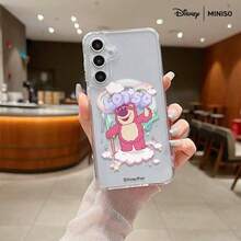 Disney Toy Story Lotso Rainbow Cloud Design Phone Case Transparent Magnetic Shockproof Case Suitable For Samsung S26 Ultra/S26 Edge/S26 Plus/S26/S25 Ultra/S25 Plus/S25/S25FE/S25Edge/S24Ultra/S24Plus/S24/S24FE/S23FE/S23Ultra/S23Plus/S23/S22Ultra/S22Plus/S22/A15/A16/A17/A35/A36/A37/A54/A55/A56/A57 Stocking Stuffers The Girlfriend - Transparent - View 2